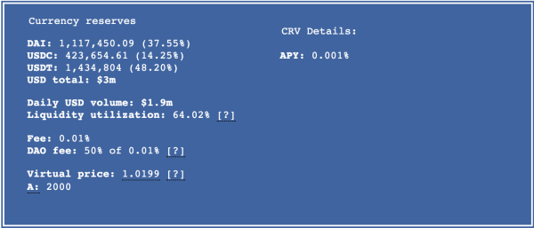 Curve 3pool Sees Increased Outflows Since hack