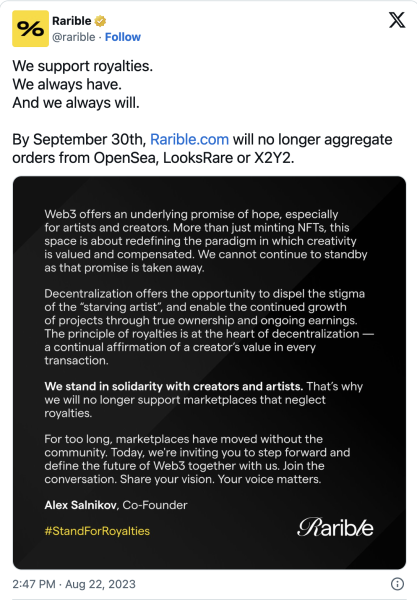 Rarible: Significant Increase in Trading Volume within 24 Hours